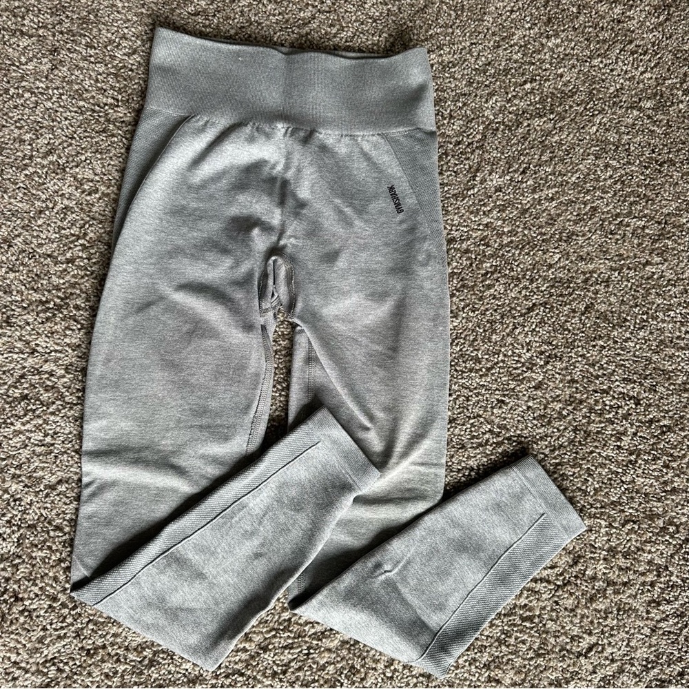 Gymshark Gray High-Rise Leggings